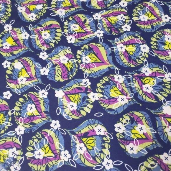 Lularoe Girls Floral Heart Pattern Short Sleeve Dress Size 2 - Picture 5 of 6